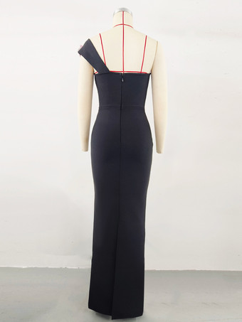 カクテルドレス付き モダン ボールガウン フロアレングス Vネック 花柄 ポリエステル