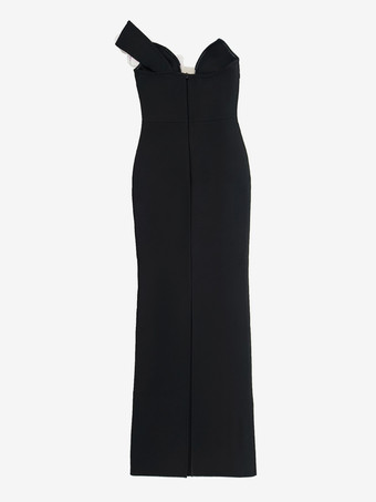 カクテルドレス付き モダン ボールガウン フロアレングス Vネック 花柄 ポリエステル