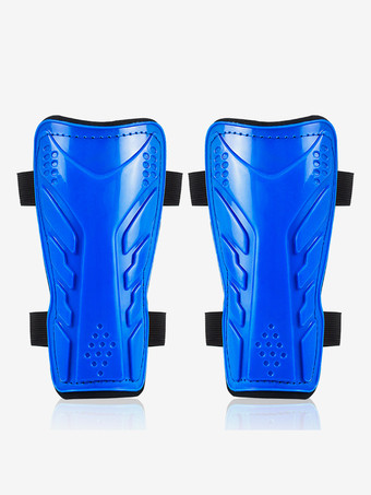 ブルー フットボール用すね当て ふくらはぎガード 子供と大人用 厚手保護ギア
