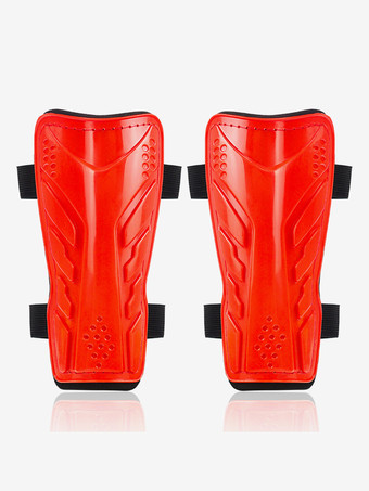レッド フットボール用すね当て ふくらはぎガード 子供と大人用 厚手保護ギア