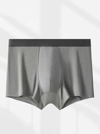 ダークグレー メンズブリーフ 快適なアートワーク モダール