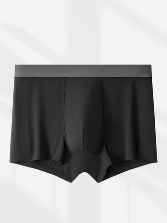 ブラック メンズブリーフ 快適なアートワーク モダール