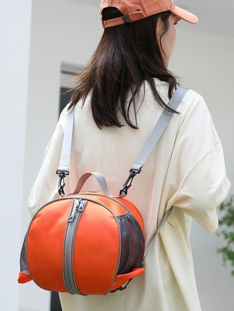 ジッパーとショルダーストラップ、ポケット付きバスケットボールスポーツバッグ