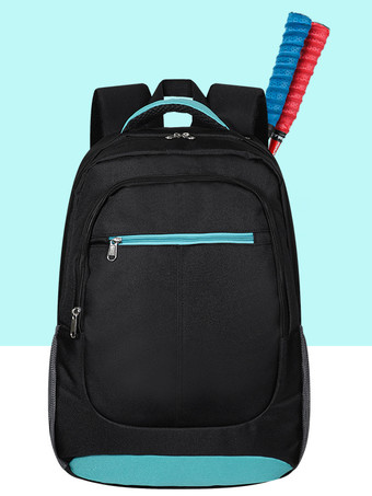 ベビーブルー男性用バックパック レッド サイクリング パッチワークバッグ