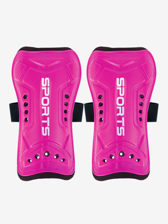 Rojo oradoEspinilleras de fútbol para hombre protección negra accesorios para correr