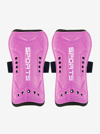 RosaEspinilleras de fútbol para hombre protección negra accesorios para correr