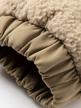 メンズ 冬コート ゆったり スタンドカラー カジュアル ポーラーフリース コットンジャケット