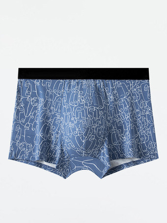 メンズ 純綿 下着 通気性 ボクサー ショーツ