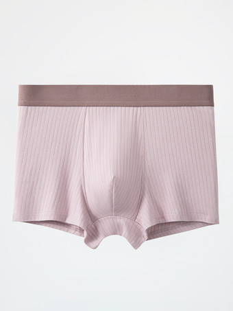 カメオピンクメンズ下着 コットン ミッドウエスト プラスサイズ 通気性 メンズ下着 ボクサーショーツ