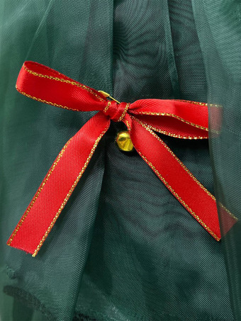 クリスマスセット ダークグリーン ドレス アクセサリー 帽子 クリスマス ホリデー コスチューム