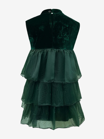 クリスマスセット ダークグリーン ドレス アクセサリー 帽子 クリスマス ホリデー コスチューム