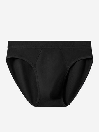 ブラック メンズブリーフ カジュアル アートワーク コットン