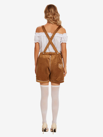 オクトーバーフェストコスチューム コーヒーブラウン レディース ホリデーセット