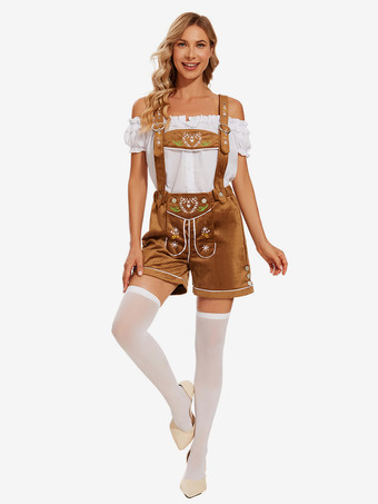 オクトーバーフェストコスチューム コーヒーブラウン レディース ホリデーセット