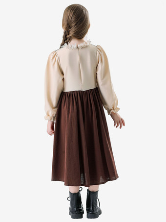 キッズ オクトーバーフェスト コスチューム コーヒーブラウンセット キッズドレス