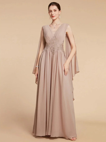 ブライダルマザードレス デザインネックライン ノースリーブ Aライン フリル ゲストドレス 結婚式用