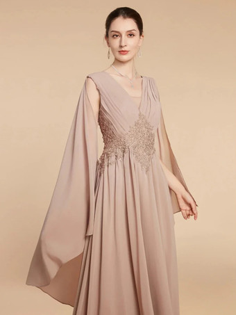 ブライダルマザードレス デザインネックライン ノースリーブ Aライン フリル ゲストドレス 結婚式用