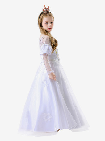 子供用プリンセスコスチューム ホワイトセット 子供用ドレス