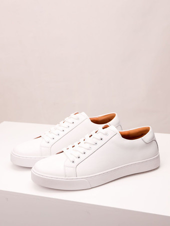 メンズスニーカー ラウンドトゥ レースアップ フラット ハイキングシューズ