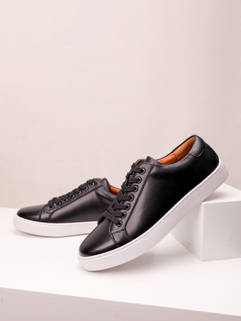 メンズスニーカー ラウンドトゥ レースアップ フラット ハイキングシューズ