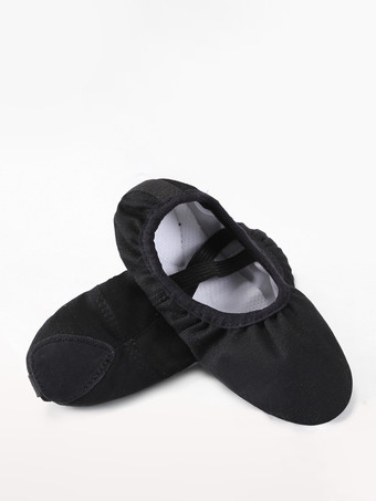 noir Chaussures de danse de ballet roses à bout rond pour enfants