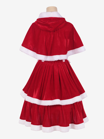 2ピースサンタコスチューム魅力的なクリスマスセット