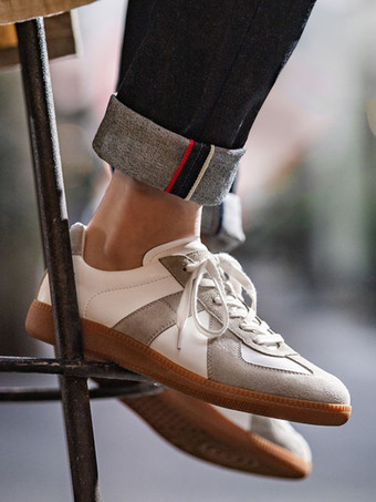 男性用スニーカー 快適なキャンバス ラウンドトゥ バスケット スポーツシューズ