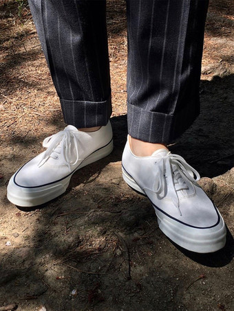 男性用スニーカー 快適なキャンバス ラウンドトゥ バスケット スポーツシューズ