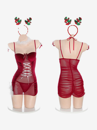 5点セット サンタコスチューム クリスマス セクシードレス