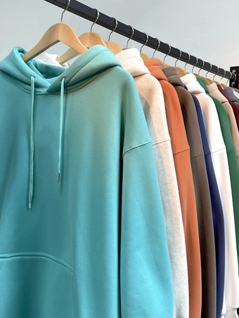 メンズ コットン カジュアル ポケット 長袖 パーカー