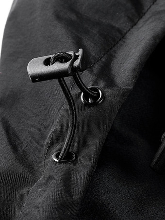 メンズ フード付き ジッパー カジュアル 防水 防風 アウトドア ジャケット