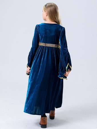 子供用プリンセスコスチューム バーガンディセットドレス