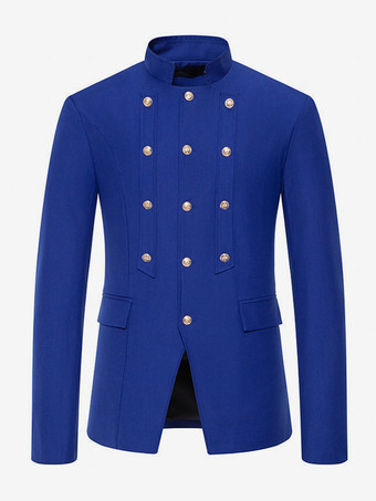 Royal BlueMen’s Blazers Jackets Casual Suits Men Formal Comfortable Black Vintage Jackets