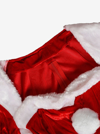 レディース クリスマス セット 赤いドレス 手袋 帽子 クリスマス ホリデー コスチューム