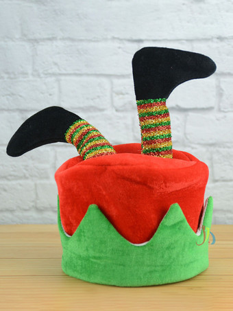 メンズ クリスマス レッド ホリデー コスチューム 帽子