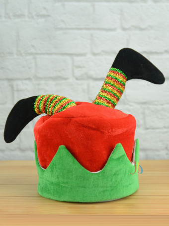 メンズ クリスマス レッド ホリデー コスチューム 帽子