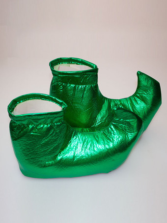 グリーン 赤い履物 クリスマス ホリデー コスチューム 靴