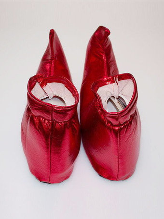 赤い履物 クリスマス ホリデー コスチューム 靴