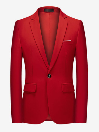 レッド ブレザー ジャケット メンズ カジュアルスーツ フォーマル シアンブルー ダークグリーン 高品質 メンズ カジュアルスーツ