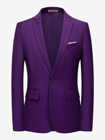 パープル ブレザー ジャケット メンズ カジュアルスーツ フォーマル シアンブルー ダークグリーン 高品質 メンズ カジュアルスーツ