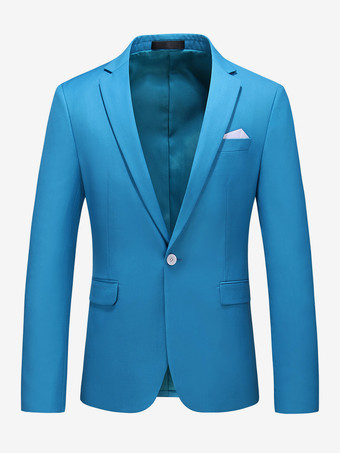 ティールメンズ ブレザー スーツ ジャケット カーキ スリムフィット ワンボタン ブレザー エレガント ウェディング シック ジャケット