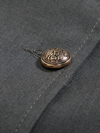 Gilets Habillés Hommes Mariage Cérémonie Formel Col Rabattu Boutons Blanc