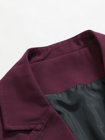 Gilets Habillés Hommes Mariage Cérémonie Formel Col Rabattu Boutons Blanc