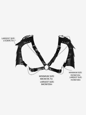 コーヒーブラウン スチームパンク コスチューム メンズ アクセサリー グロメット