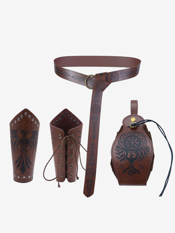 ディープブラウンディープブラウン スチームパンク コスチューム メンズ アクセサリー グロメット