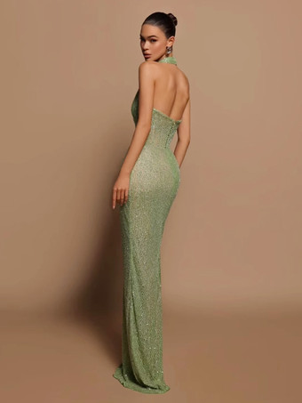 イブニングドレス ボールガウン Vネック ポリエステル フロアレングス フォーマルパーティードレス