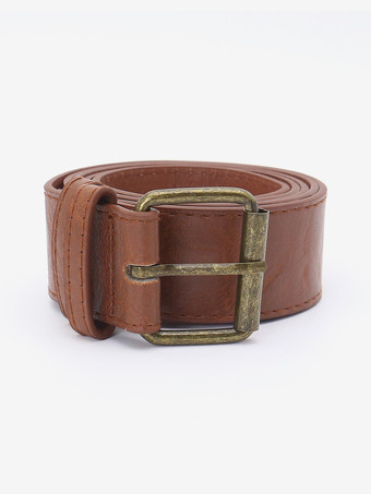 コーヒーブラウン スチームパンク コスチューム メタルディテール ヴィンテージ メンズアクセサリー