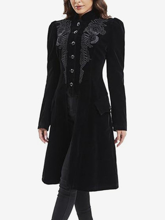 Burgunderroter Retro-Kostüm-Mantel mit Rüschen aus Polyesterspitze für Damen im Retro-Stil Marie Antoinette-Kostüm Oberteil Party-/Ballkleid