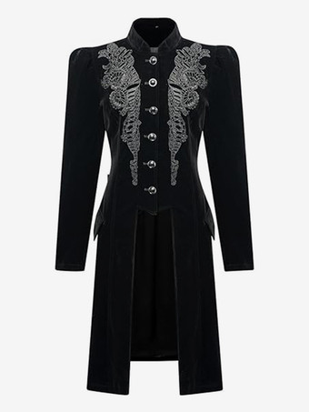 Burgunderroter Retro-Kostüm-Mantel mit Rüschen aus Polyesterspitze für Damen im Retro-Stil Marie Antoinette-Kostüm Oberteil Party-/Ballkleid