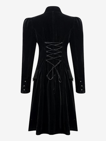 Burgunderroter Retro-Kostüm-Mantel mit Rüschen aus Polyesterspitze für Damen im Retro-Stil Marie Antoinette-Kostüm Oberteil Party-/Ballkleid